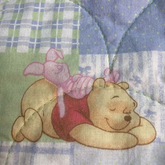 Artisan Handcrafted Baby Blanket Winnie The Pooh Characters All My Friends Size - Picture 3 of 8